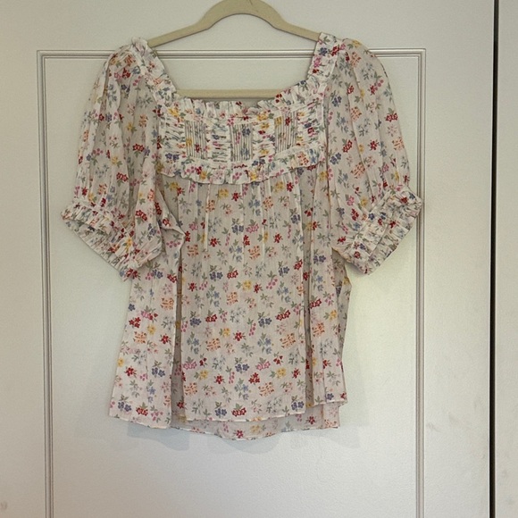 Doen Multicolor Floral Blouse - Picture 1 of 5